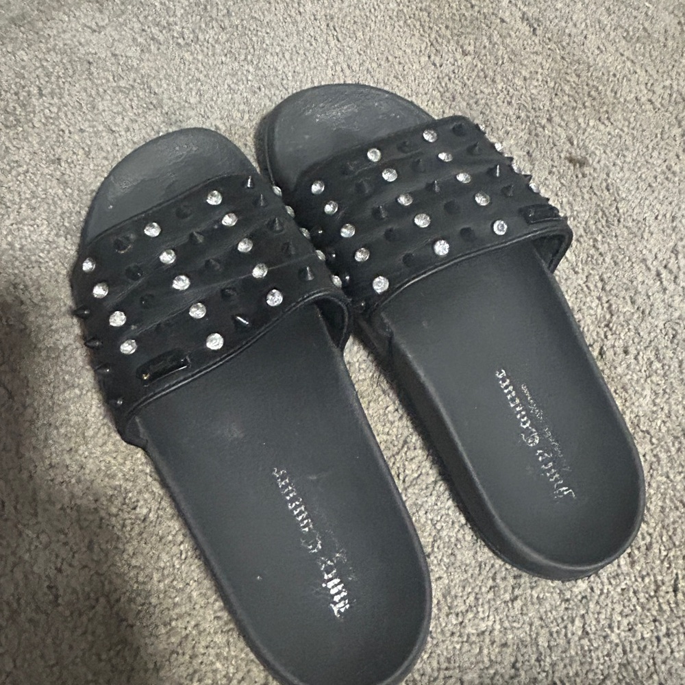 Juicy Couture Black Studded Sandals